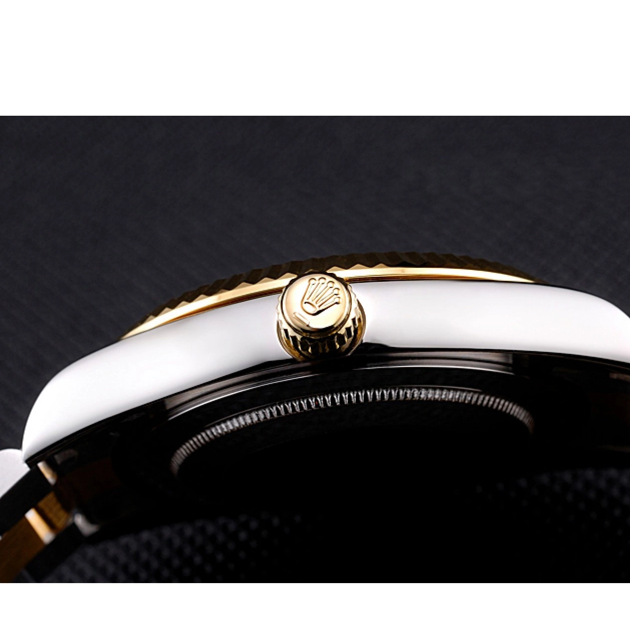 Good copy rolex watches Gold 18k Gold Tone Dial Two Steel Stainless Day-Date Rolex Plated 0623